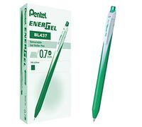 Pentel BL437 Energel Slim roller 0,7 mm vert 12 pièces