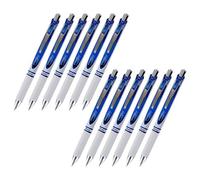 Pentel BLN75PWC EnerGel Deluxe RTX Pearl Lot de 12 rollers à encre gel rétractable Pointe fine 0,5 mm Bleu