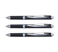 Pentel BLP75 EnerGel 0.5mm Tip Retractable Refillable Permanent Gel Pens - Blue