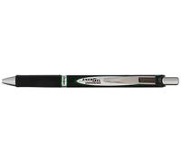 Pentel BLP77-DX Energel Document Document avec mécanisme à pression, encre imperméable et résistante à la lumière, indélébile selon la norme ISO 27668-2, 1 pièce, vert