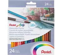 Pentel Boite De 24 Crayons De Couleur Aquarellables