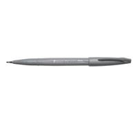 Pentel Brush Sign Pen - Grey (Pack of 10)