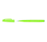 Pentel Brush Sign Pen SES15C-12, Fibre-Tip Pen, Brush-Like Tip 1 light green 1 c