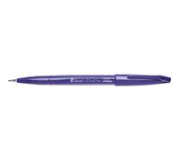 Pentel Brush Sign Pen SES15C-12, Fibre-Tip Pen, Brush-Like Tip 1 Purple 1 count