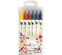 Pentel BrushSignPen stylo pinceau Twin 6er Set