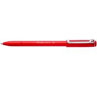 Pentel BX460-B iZee Stylo à bille avec capuchon et clip métal Rouge Pointe large 1mm