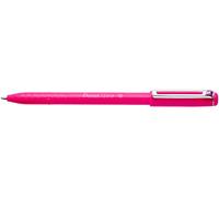 Pentel BX460-P iZee Lot de 12 stylos à bille avec capuchon et clip métal Rose Pointe large 1mm