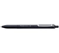 Pentel BX470-A iZee Stylo à bille rétractable avec clip en métal Noir Pointe large 1 mm