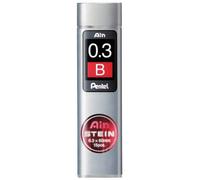 Pentel C273-B Lot de 12 Etuis de 15 mines 0,3mm B pour porte-mines