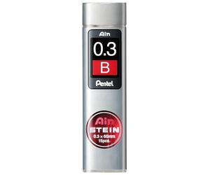 Pentel C273-B Lot de 12 Etuis de 15 mines 0,3mm B pour porte-mines