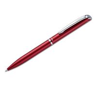 Pentel Coffret Roller Encre Gel Rétractable Bl2007, Corps Fin Métal Rouge, Encre Noire