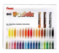 Pentel - Craie Pastelle D'huile Phn4, Étui En Plastique De 12 (Phn4-12)