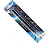 Pentel Double Métallique Pinceau Stylo Iridescent Paillettes Ink Art Dessin Fin