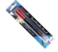 Pentel Double Métallique Pinceau Stylo Iridescent Paillettes Ink Art Dessin Fin