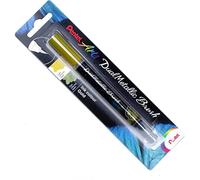 Pentel Double Métallique Pinceau Stylo Iridescent Paillettes Ink Art Dessin Fin