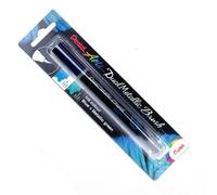 Pentel Dual Metallic Brush Pen - Green/Metallic Blue - XGFH-DDX Green/Metallic B