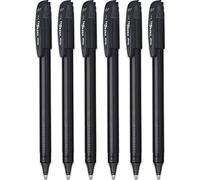 Pentel Energel BL417R Lot de 6 Stylos roller Eco 96 % recyclé Encre noire