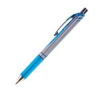 PENTEL Energel BL77 - Stylo roller encre gel 0,35 mm pointe fine Bleu clair rechargeable