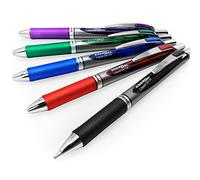 Pentel - Energel BL80 Stylo roller rétractable à encre gel liquide - 1,0 mm - 1 de chaque couleur - Lot de 5