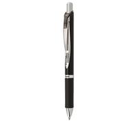Pentel EnerGel Document BLP77-AX Roller gel, noir, largeur de trait de 0,7 mm, Mécanique d'impression, Rechargeable, étanche, Encre résistante à la lumière à l'épreuve des documents selon ISO 27668-2