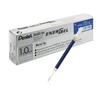 Pentel Energel Lot De 12 Recharges Encre Gel 1 Mm Bleu