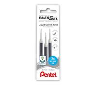 Pentel EnerGel Lot de 3 recharges Bleu ciel 0,7 mm
