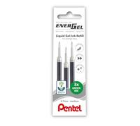 Pentel EnerGel Lot de 3 recharges Vert 0,7 mm