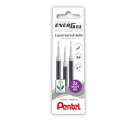 Pentel EnerGel Lot de 3 recharges Violet 0,7 mm
