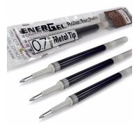 Pentel Energel Lot de 4 recharges pointe métal LR7 - BL77/BL57/BL37 0,7 mm