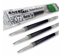 Pentel Energel Lot de 4 recharges pointe métal LR7 - BL77/BL57/BL37 0,7 mm