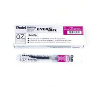 Pentel EnerGel LR7 Lot de 12 recharges pour stylo gel 0,7 mm Magenta
