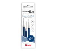 Pentel EnerGel LR7 Lot de 3 recharges pour stylo gel 0,7 mm Bleu