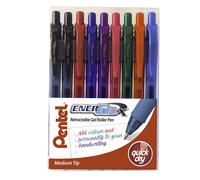 Pentel EnerGel X Pen YBL107/9-M Pointe 0,7 mm Couleurs assorties