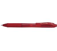Pentel Energel X Stylo à encre gel, 0,7 mm, Rouge point BL107 BL107, B/L - (lot de 12)