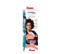 Pentel EnerGel XM BL77 Lot de 4 stylos à encre gel avec mécanisme à pression Couleurs assorties
