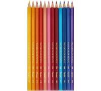 Pentel Crayons de couleur aquarellables CB9-12U – Boîte de 12