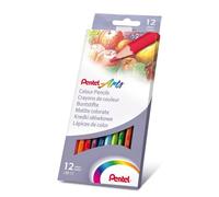 Pentel - Etui de 12 crayons de couleur - Couleurs assorties