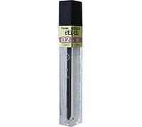 Pentel Etui de 12 mines de crayon Super 0,2 mm B Noir G