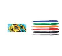 Pentel Stylo feutre Sign Pen Pointe fibre fine Acrylique Gris
