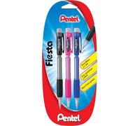 Pentel Fiesta Ax125 Porte-Mine Couleur De Corps Pastel Noir Lot De12