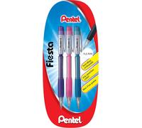 Pentel Fiesta Ax125 Porte-Mine Couleur De Corps Pastel Noir Lot De12
