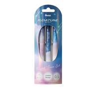Pentel Floatune BZN205SDB-3A Lot de 3 stylos de nuit à pointe aiguille