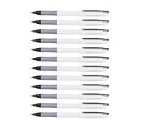 Pentel Floatune Lot de 12 stylos à bille à bille à trait moyen 0,8 mm, encre noire