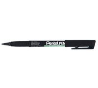 Pentel Green Label Marqueur Permanent à Pointe conique Noir