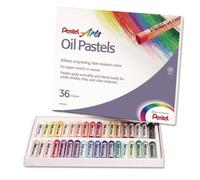 Pentel huile Pastel Set Pack of 36 Black/Blue/Brown/Green/Grey/Orange/Pink/Purple/Red/Violet/White/Yellow