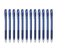 Pentel Lot De 12 Stylos Bille À Capuchon Ifeel-It!, Bleu