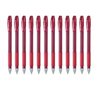 Pentel I Feel It! Lot de 12 Stylo Bille 0,7mm Rouge