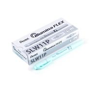 Pentel illumina Flex SLW11P Surligneur bi-pointe pastel, Bleu ciel, Lot de 10