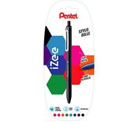 Pentel iZee BX470 Stylo-bille iZee rétractable avec clip en métal Noir
