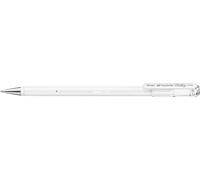 Pentel K108-P Hybrid Milky Stylo Roller Encre Gel Pastel Blanc